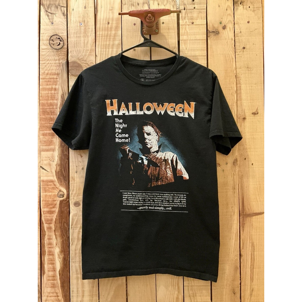 Halloween Movie Poster Classic Shirt John Carpenter Michael Myers 1973 Shirt Med